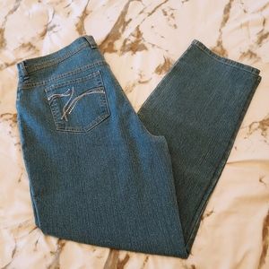 Gloria Vanderbilt Amanda denim blue Jean missy 14